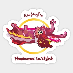 Flamboyant Cuttlefish Sticker